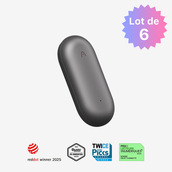 PLAUD NotePin Enregistreur vocal AI portable ｜ Lot de 6
