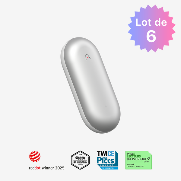 PLAUD NotePin Enregistreur vocal AI portable ｜ Lot de 6
