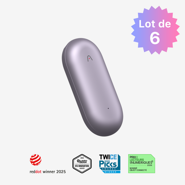 PLAUD NotePin Enregistreur vocal AI portable ｜ Lot de 6
