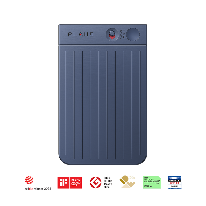 PLAUD NOTE Enregistreur vocal IA optimisé