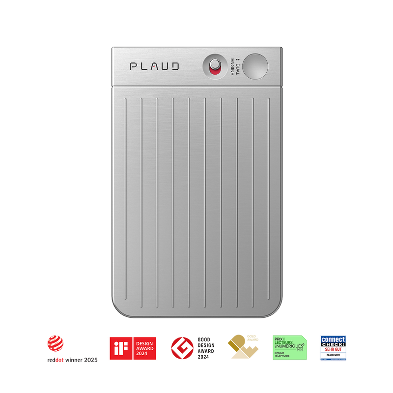 PLAUD NOTE Enregistreur vocal IA optimisé