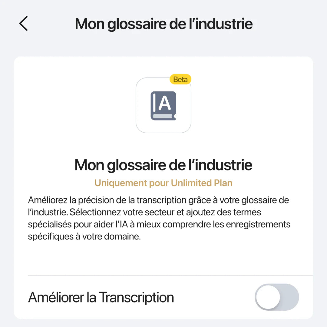 PLAUD NotePin et abonnement annuel à l’IA Plan annuel illimité